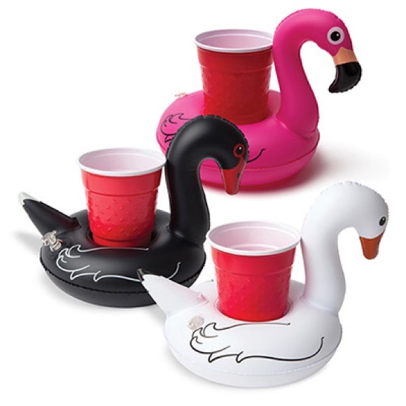 Party Supplies | Inflatable Bird Flamingo Swan Pool Cupholder Float ...